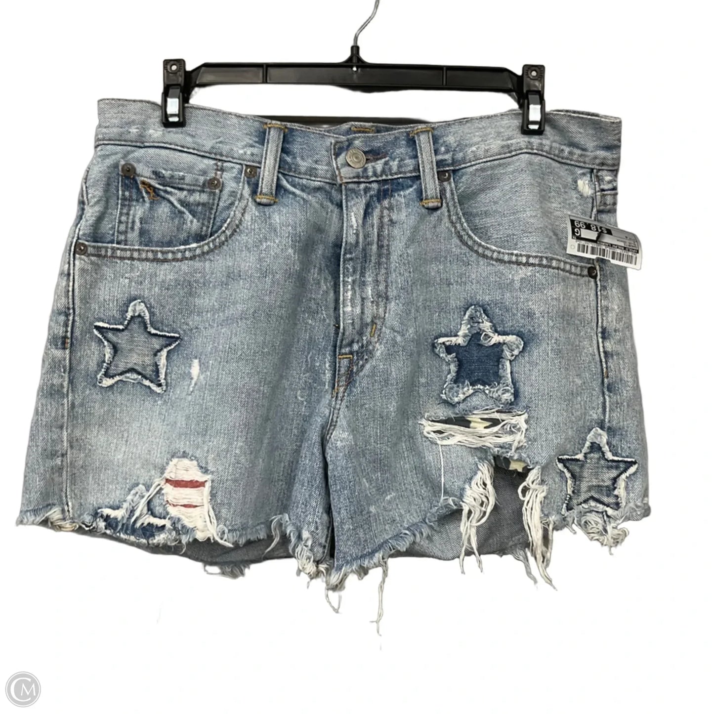 Shorts By Polo Ralph Lauren In Blue Denim, Size: 4