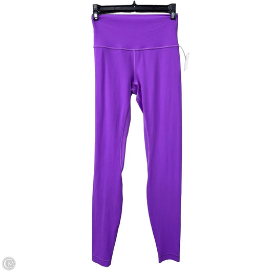 Athletic Leggings By Lululemon In Purple, Size: 4
