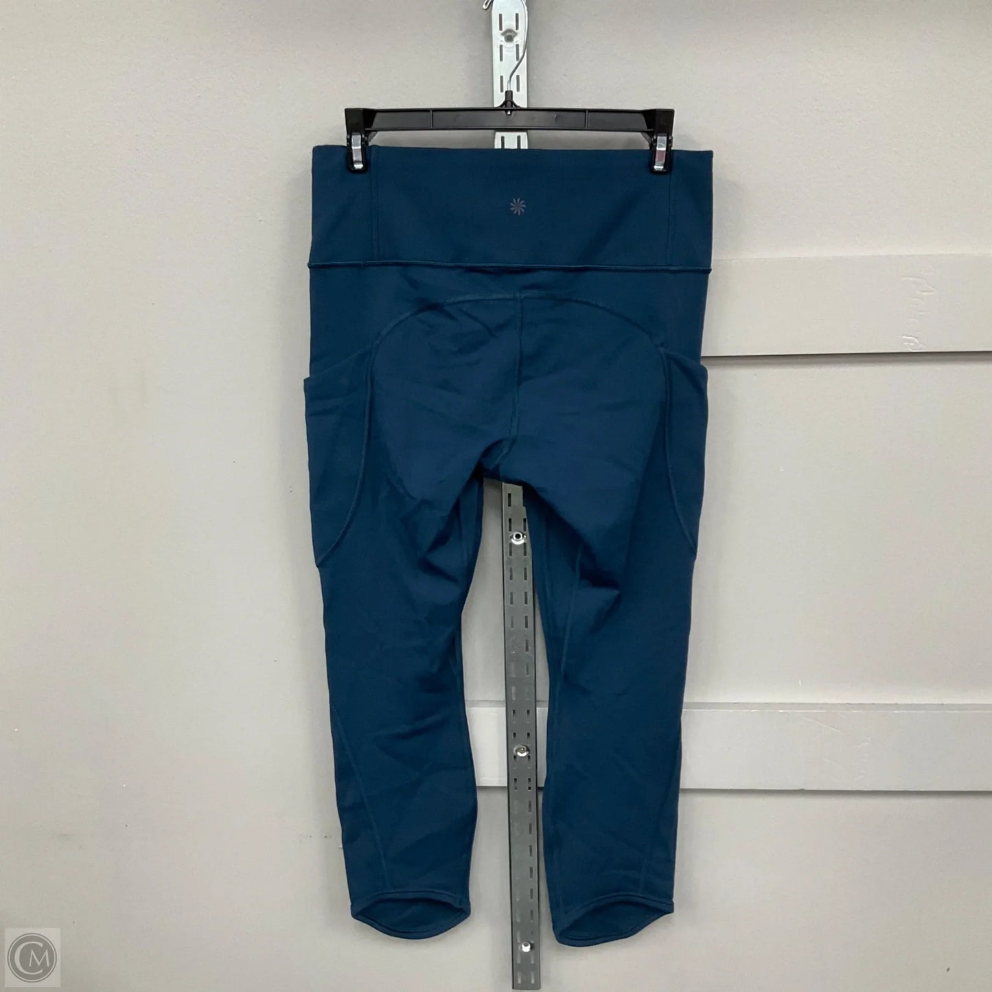 Athletic Leggings By Athleta In Blue, Size: M