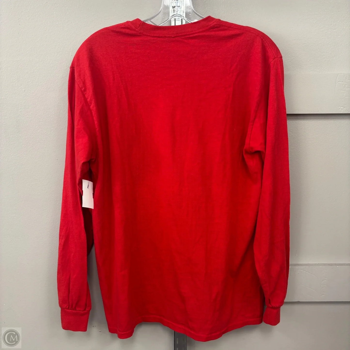 Top Long Sleeve By Clothes Mentor In Red, Size: M