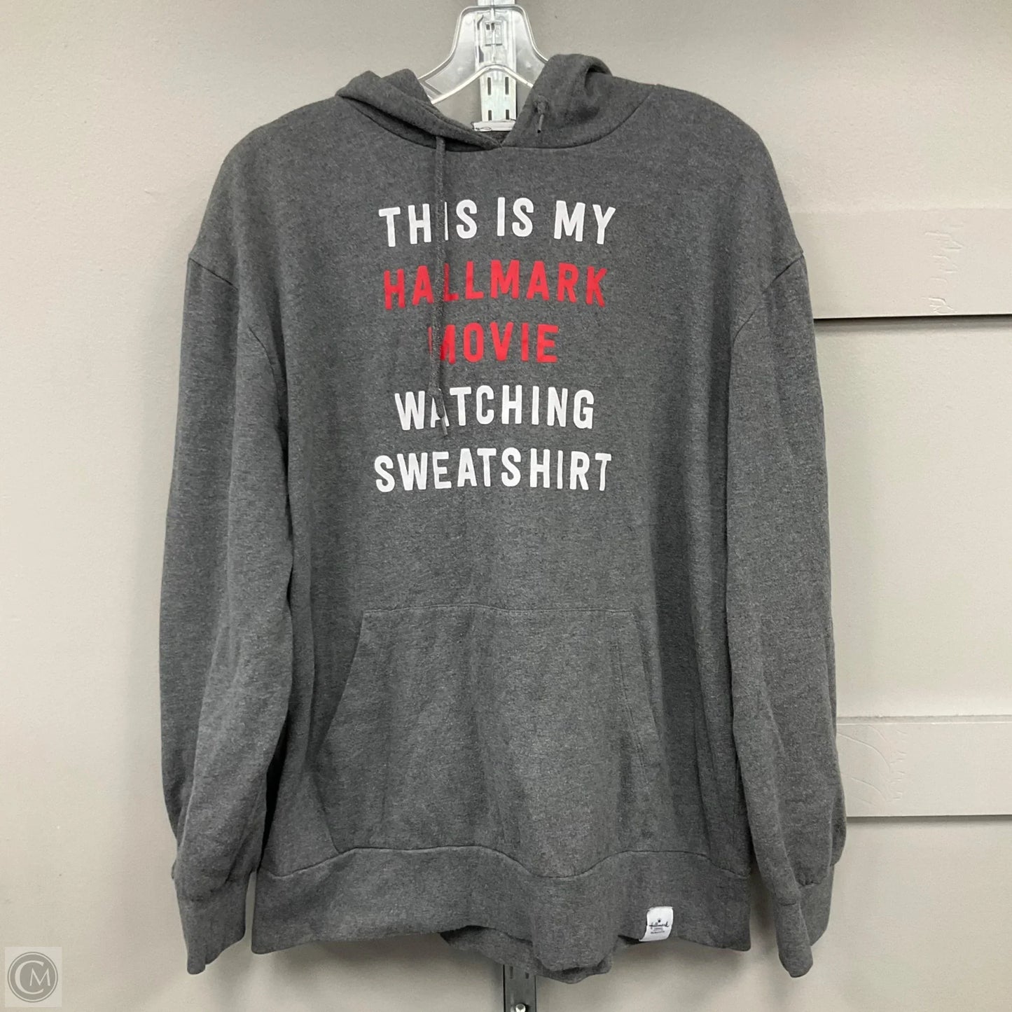 Sweatshirt Hoodie By Cmc In Grey, Size: Xl