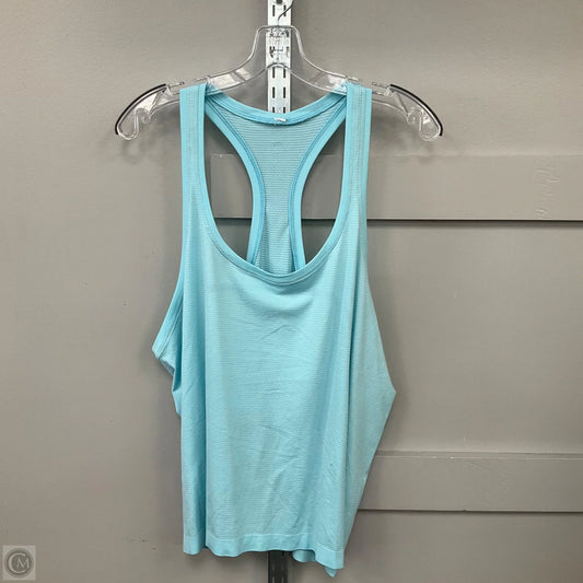 Athletic Tank Top By Lululemon In Blue, Size: 16