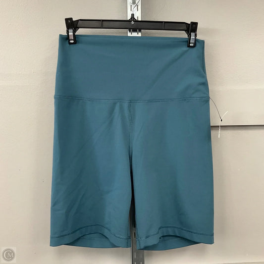 Athletic Shorts By Yogalicious In Blue, Size: L