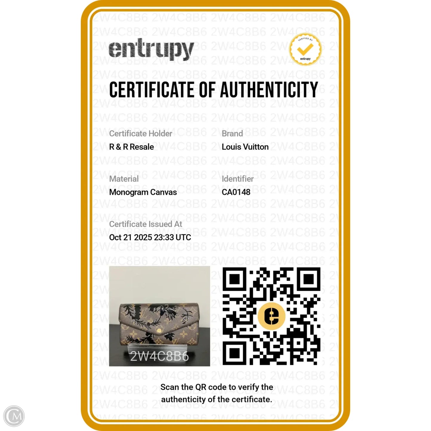 Wallet Luxury Designer By Louis Vuitton, Size: Medium