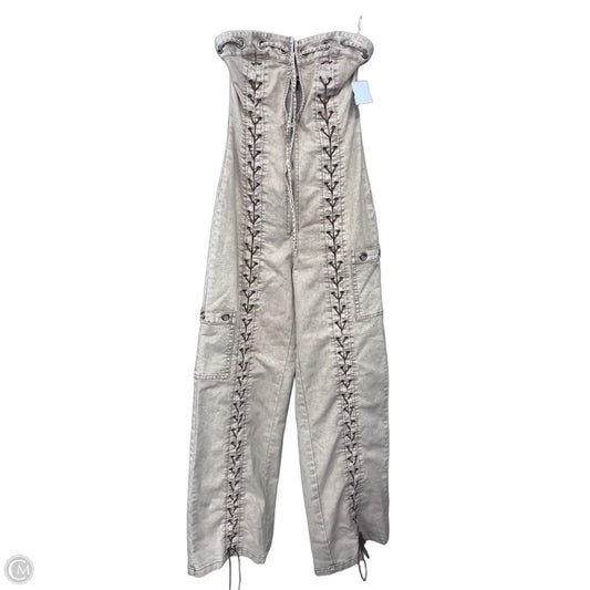 Romper By Clothes Mentor In Tan, Size: S