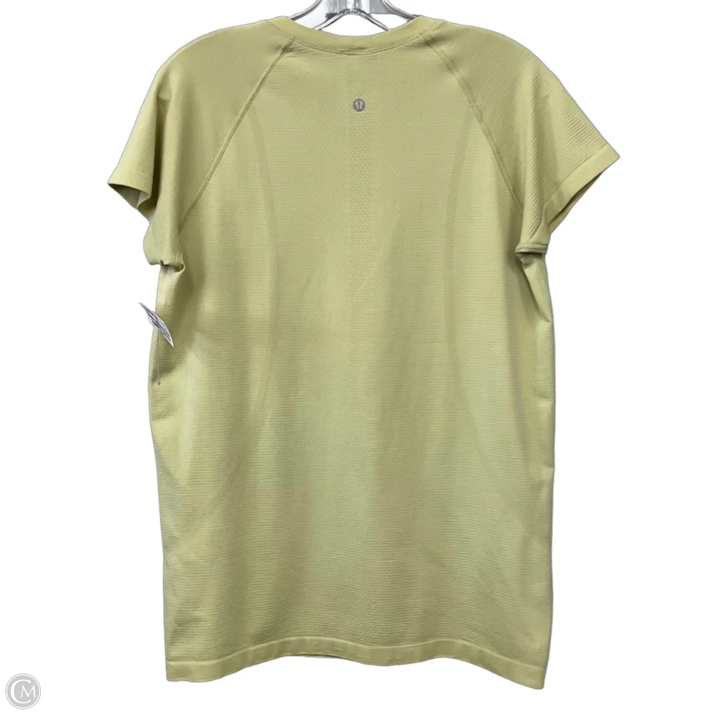 Top Short Sleeve By Lululemon In Green, Size: 12