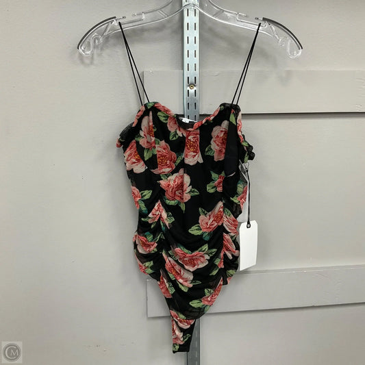 Bodysuit By Leith In Floral Print, Size: M