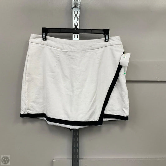 Skirt Mini & Short By Scoop In White, Size: M