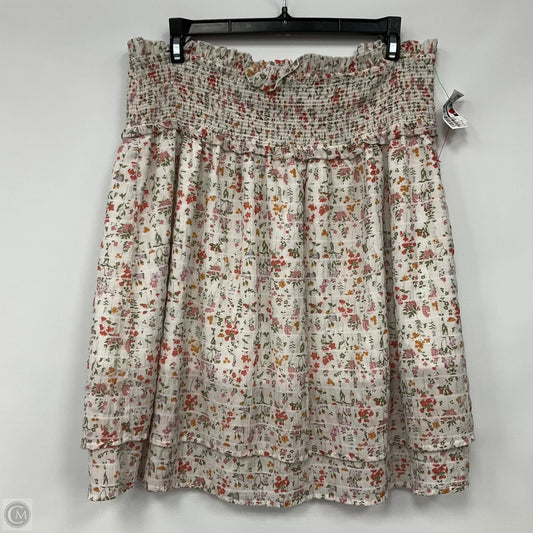 Skirt Maxi By Black Tape In Floral Print, Size: 1x