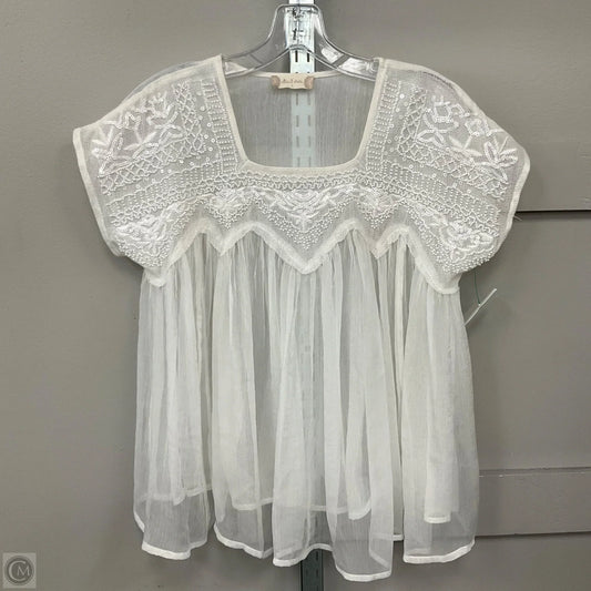 Top Short Sleeve By Altard State In White, Size: S