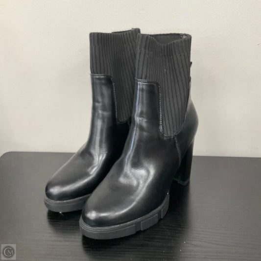 Boots Ankle Heels By Cmc In Black, Size: 7.5
