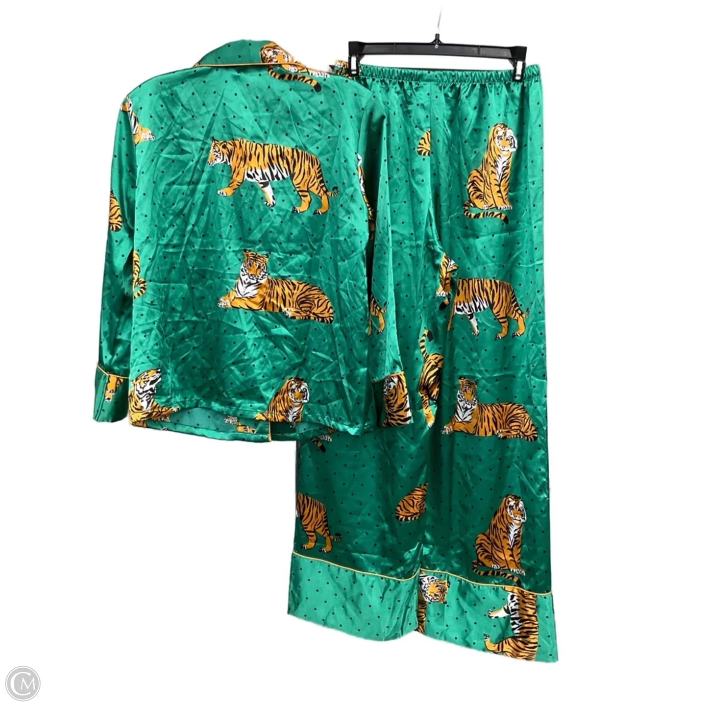 Pajamas 2pc By In Green, Size: M