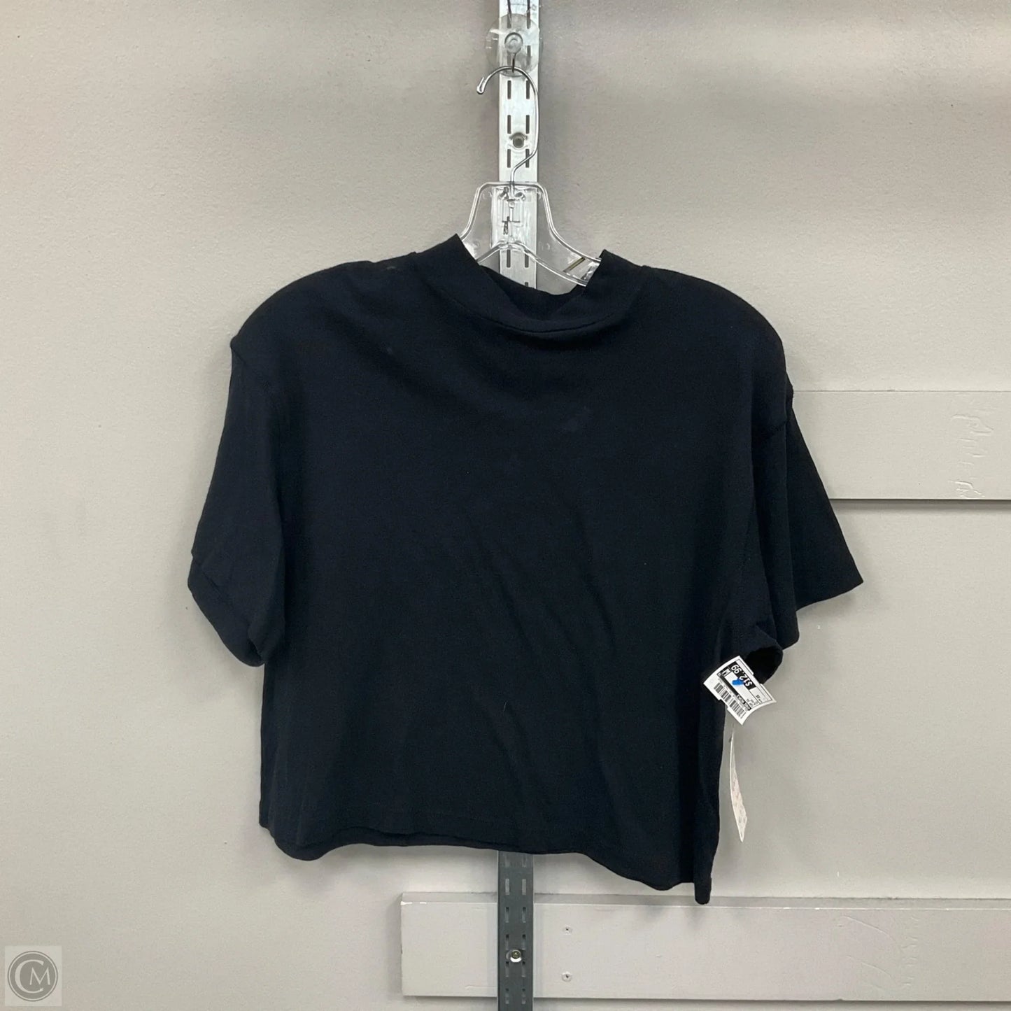 Top Short Sleeve By Free People In Black, Size: Xs