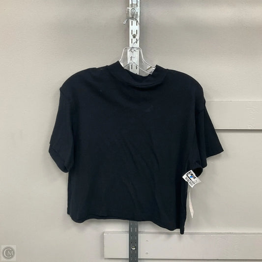 Top Short Sleeve By Free People In Black, Size: Xs