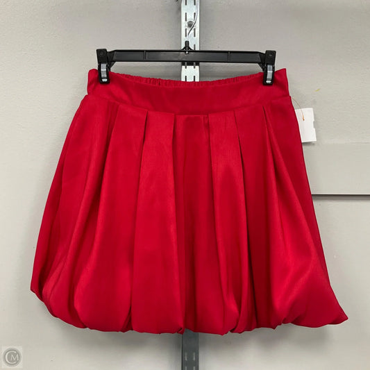 Skirt Mini & Short By A New Day In Red, Size: Xs