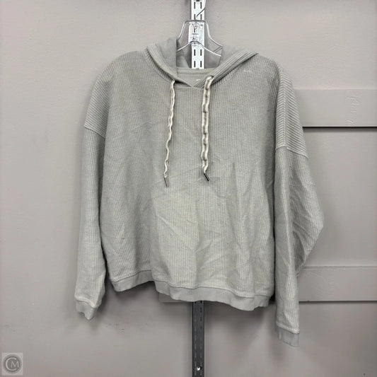 Sweatshirt Collar By Aerie In Grey, Size: L
