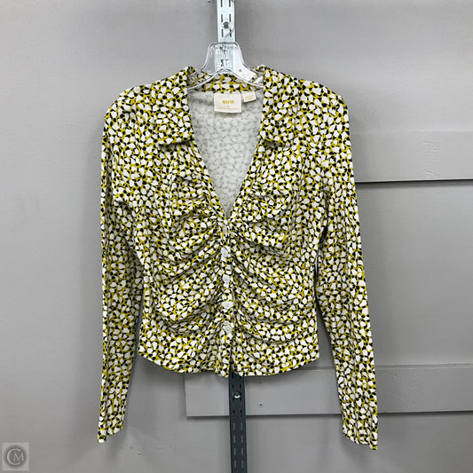 Top Long Sleeve By Maeve In Multi-colored, Size: M