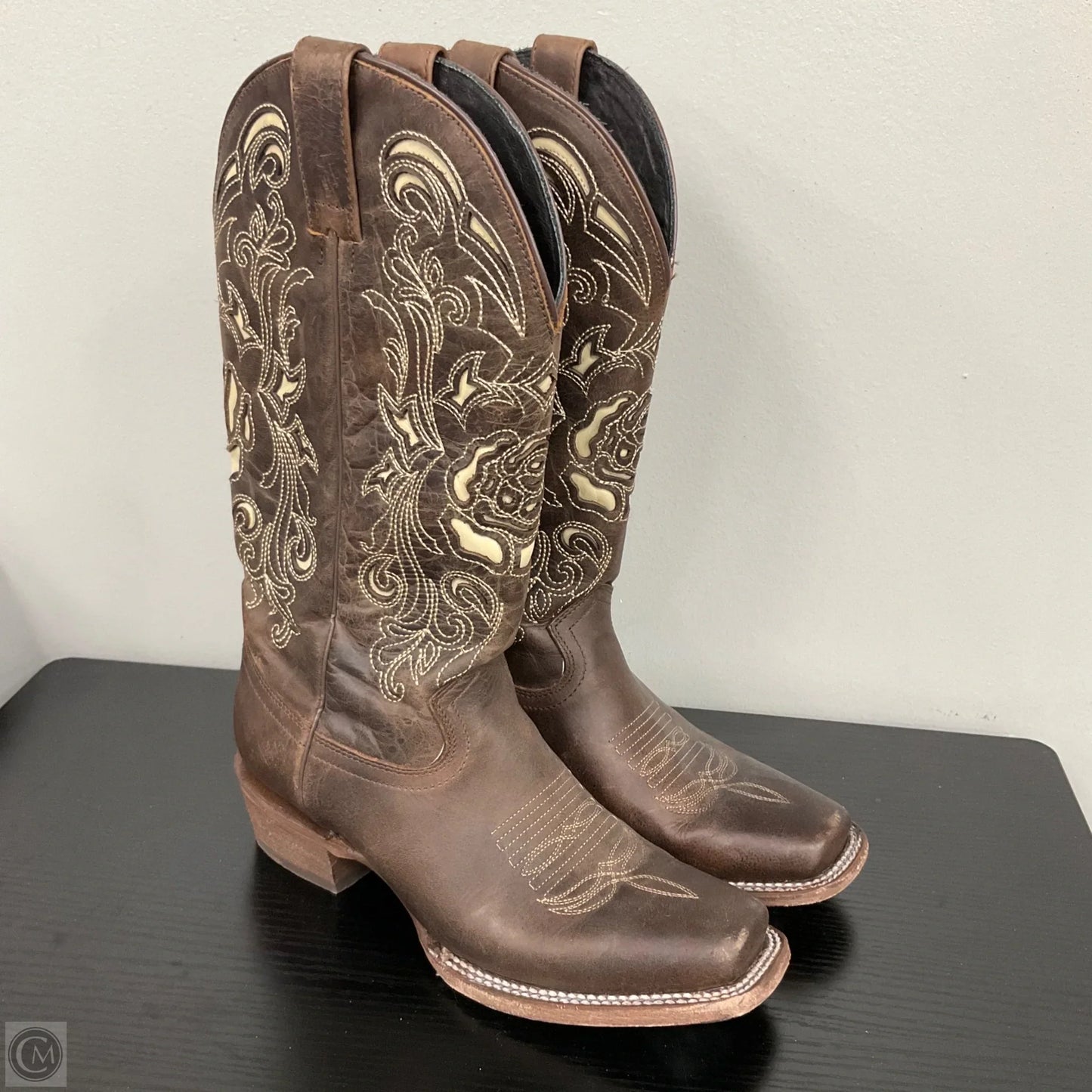 Boots Western By Clothes Mentor In Brown, Size: 9