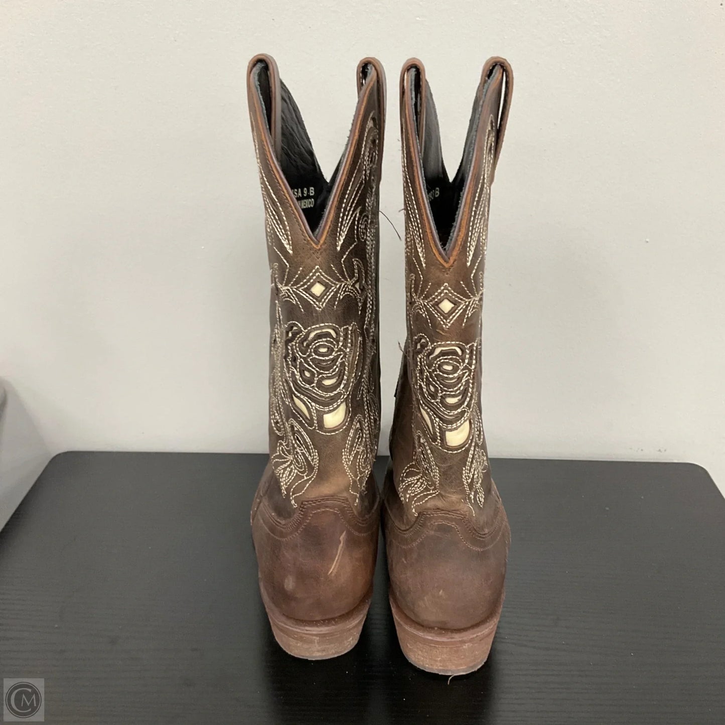 Boots Western By Clothes Mentor In Brown, Size: 9