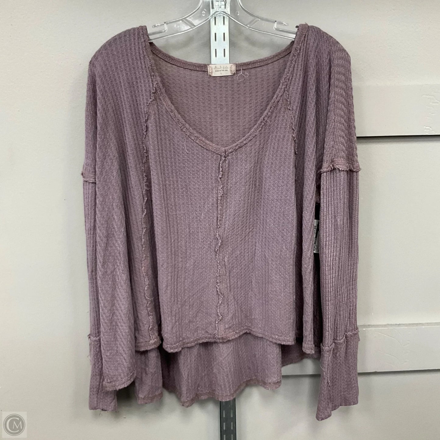 Top Long Sleeve By Altard State In Purple, Size: L