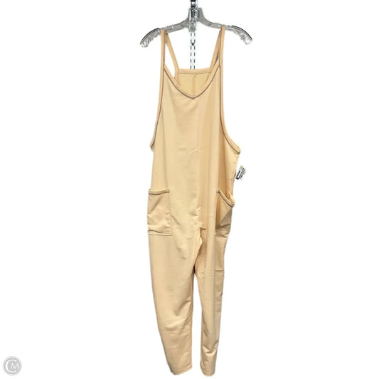 Jumpsuit By Clothes Mentor In Yellow, Size: L