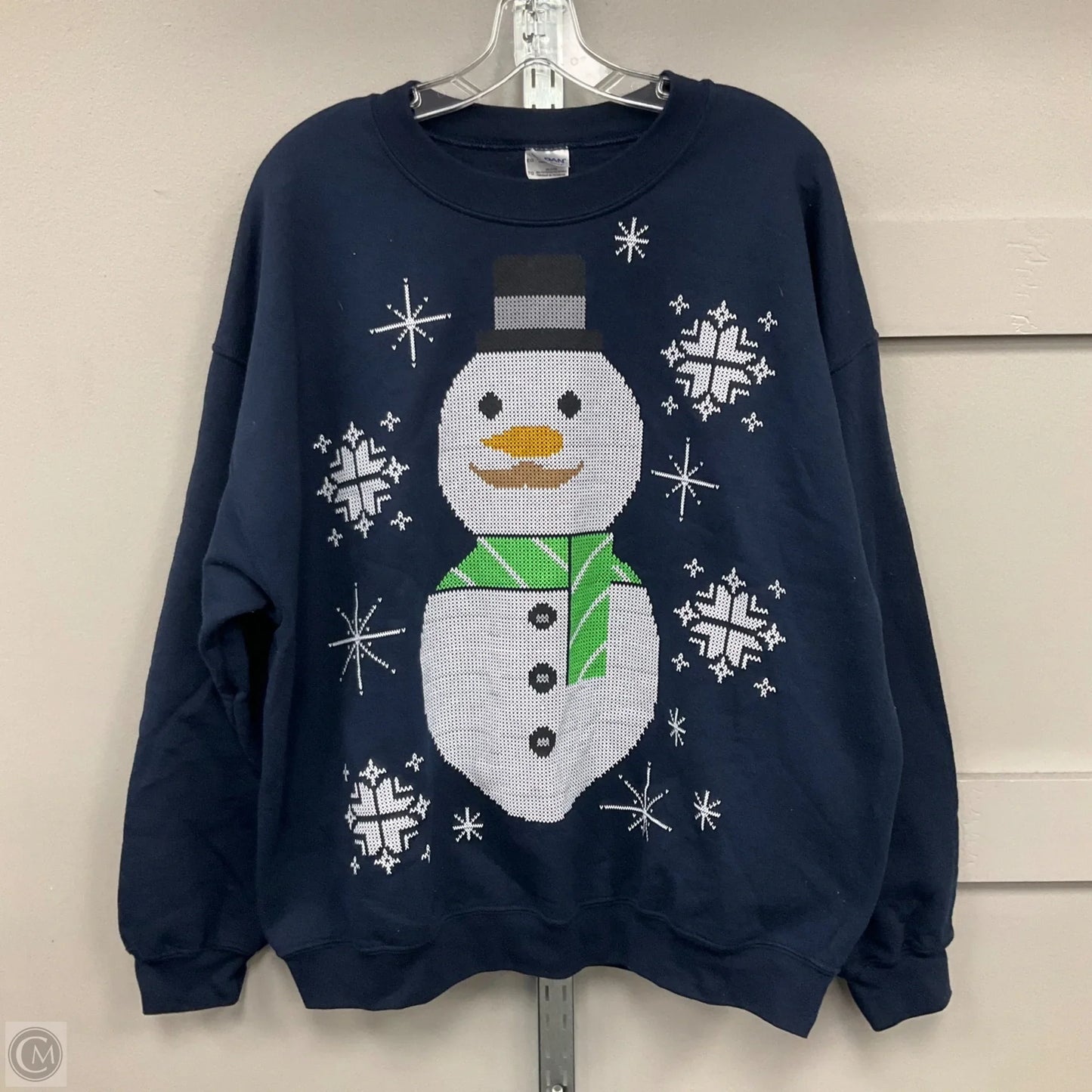 Sweatshirt Crewneck By Gildan In Navy, Size: Xl