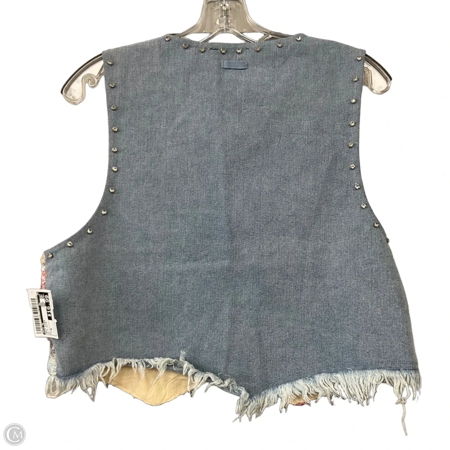 Vest Other By Miss Me In Blue Denim, Size: M