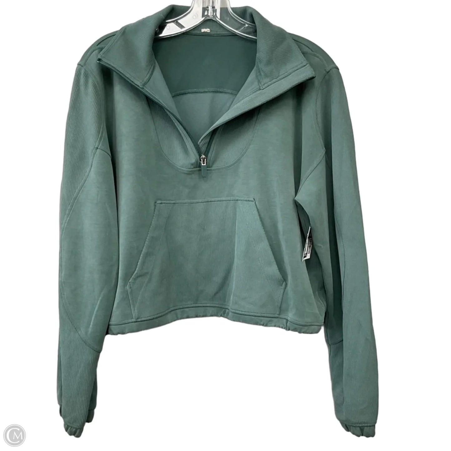 Sweatshirt Collar By Lululemon In Green, Size: 8