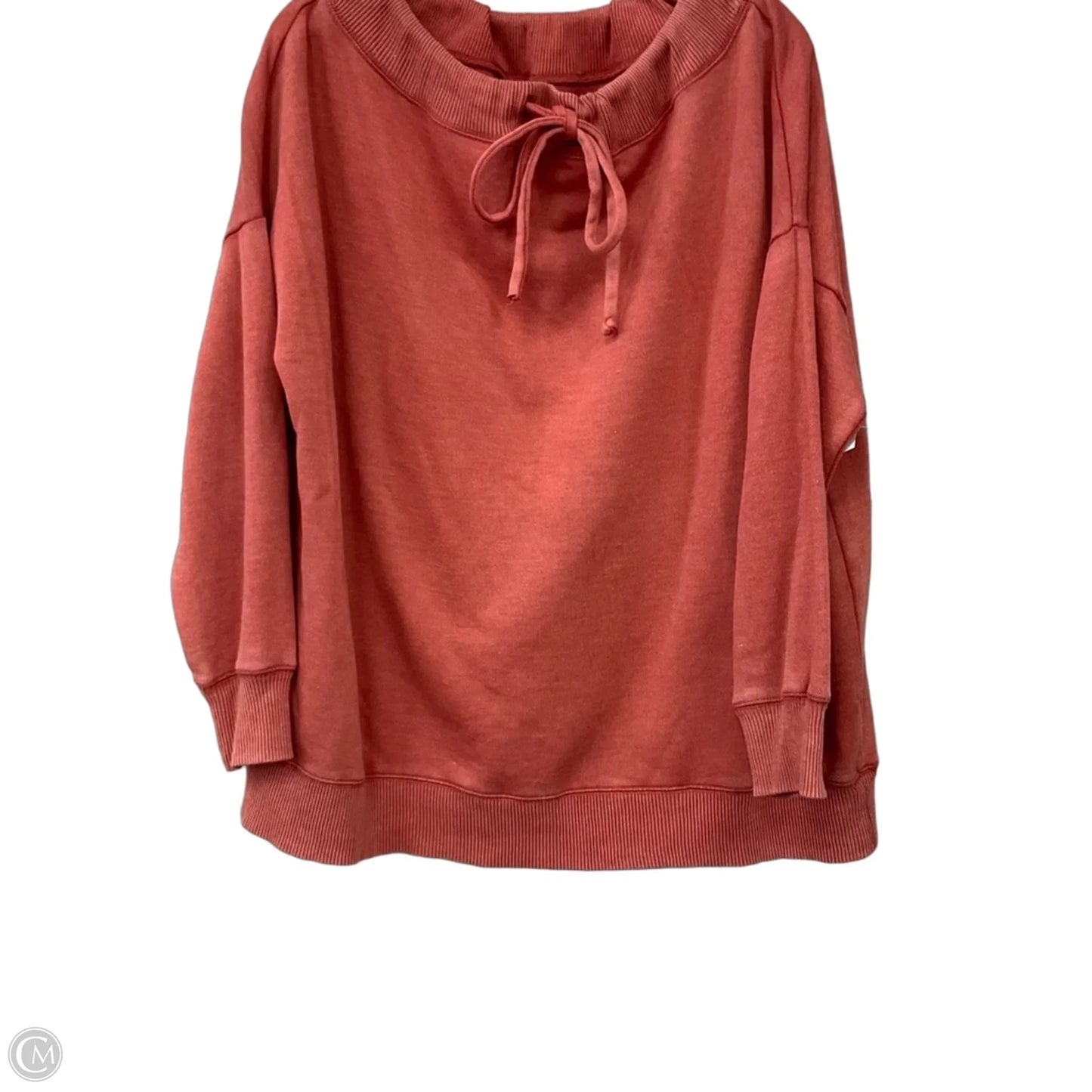 Sweatshirt Collar By Aerie In Orange, Size: M