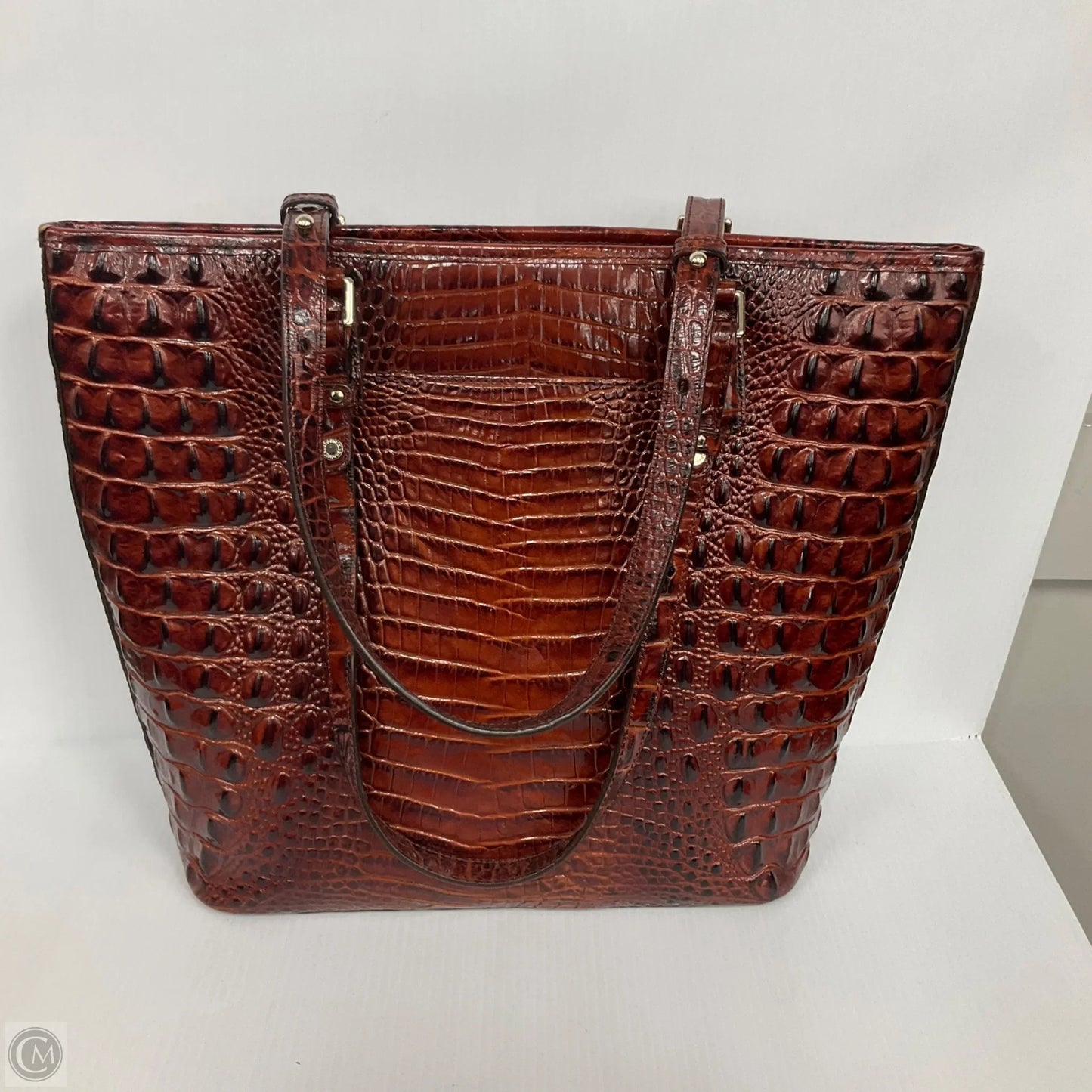Handbag Designer By Brahmin, Size: Large