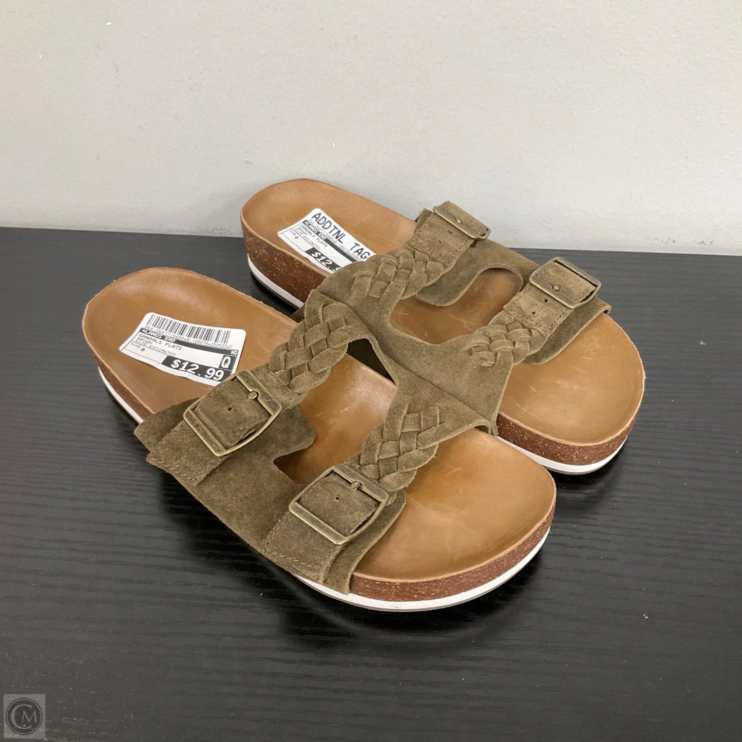 Sandals Flats By Lands End In Brown, Size: 8