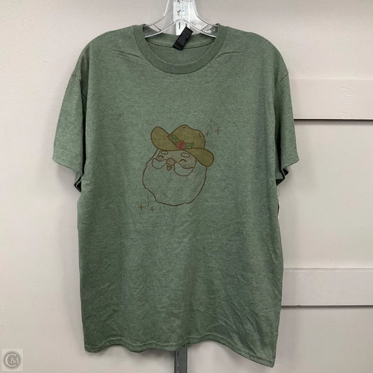 Top Short Sleeve Basic By Gildan In Green, Size: L