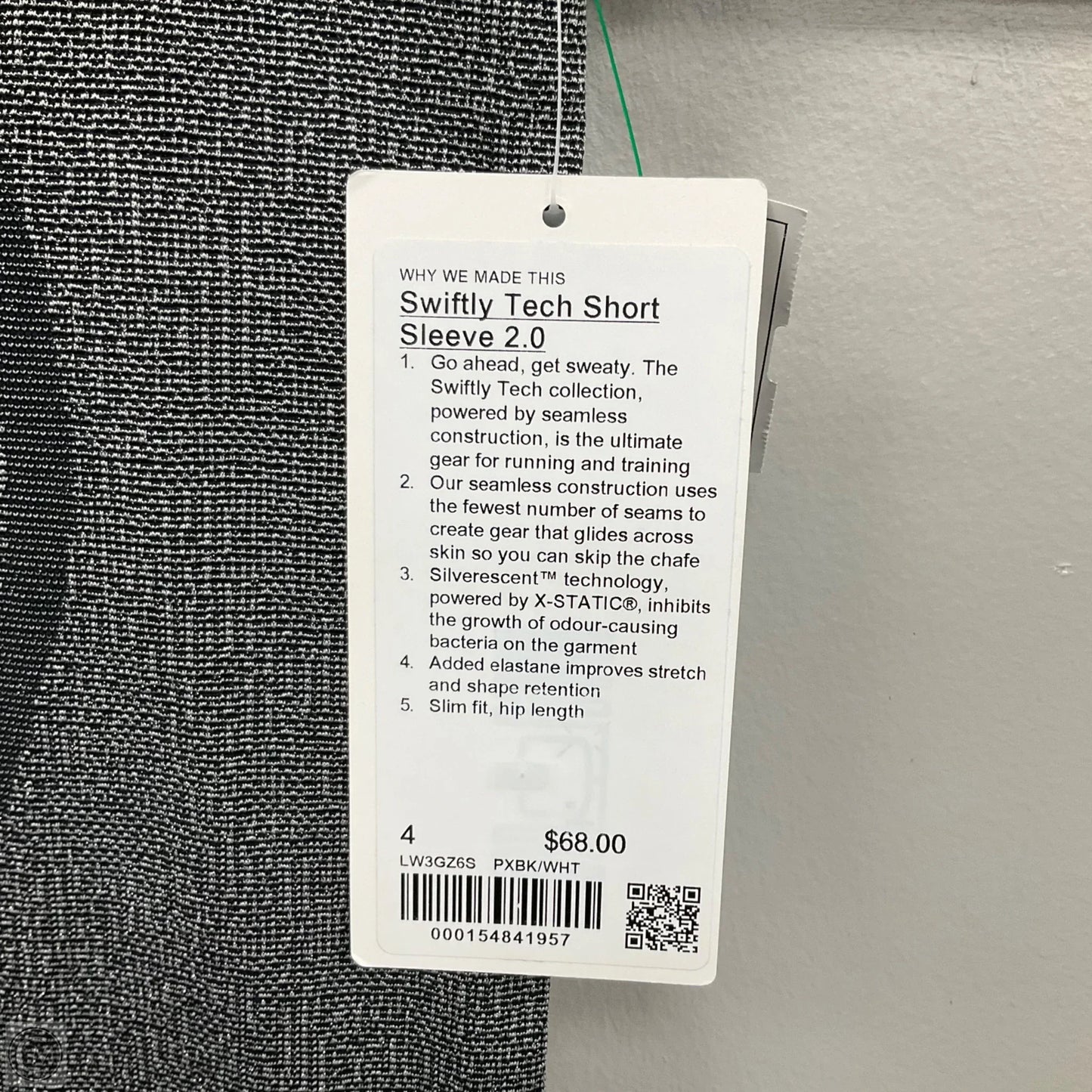 Swiftly Tech Short Sleeve 2.0 By Lululemon In Silver, Size: 4