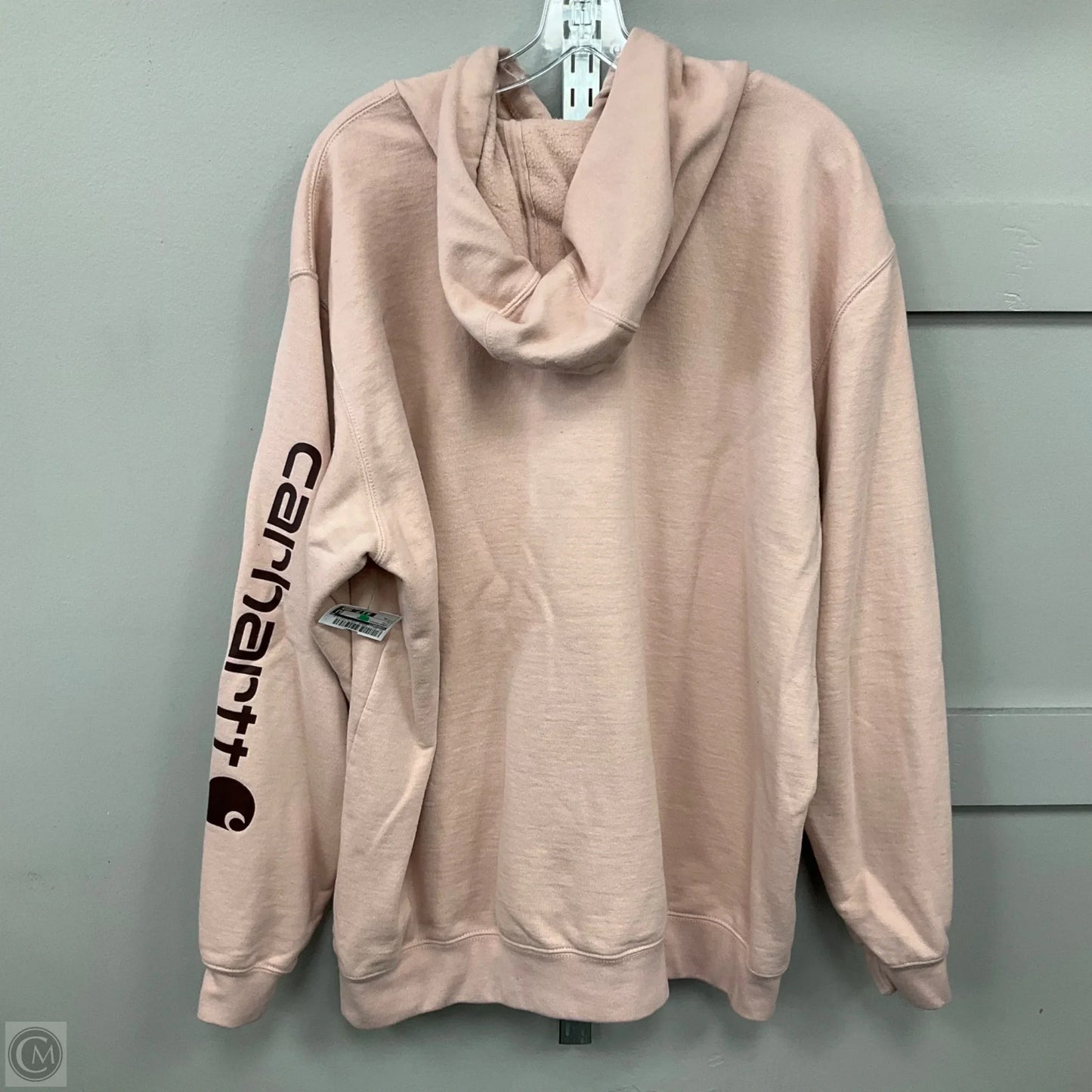 Sweatshirt Hoodie By Carhartt In Pink, Size: Xl
