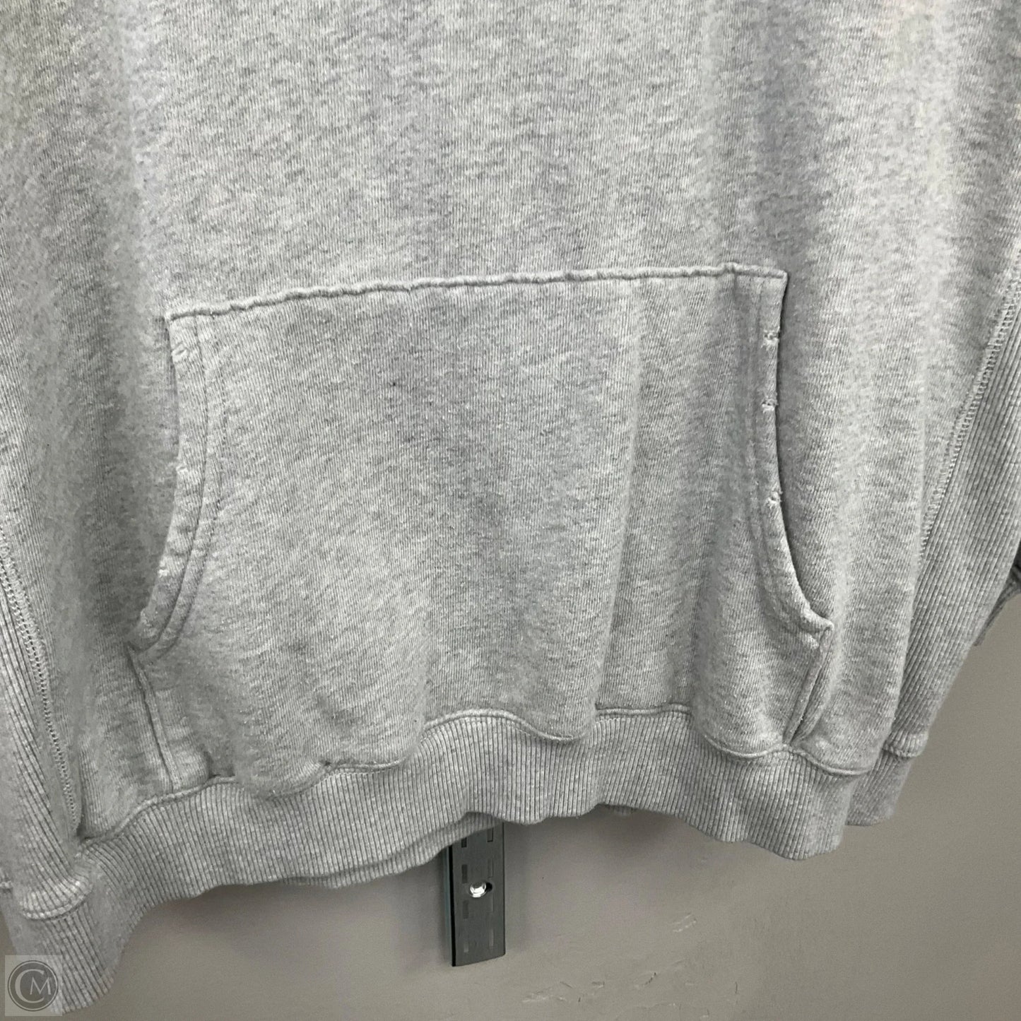 Sweatshirt Hoodie By Aerie In Grey, Size: M