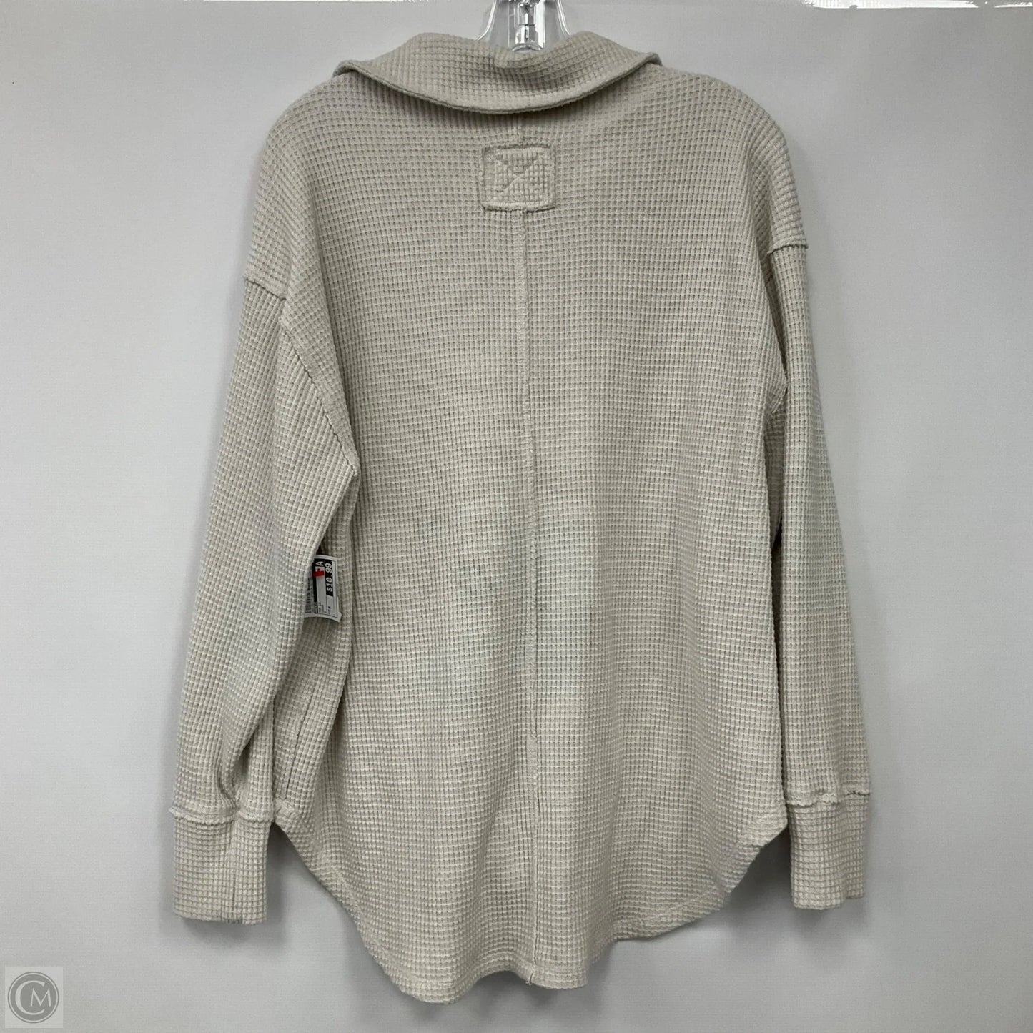 Top Long Sleeve By Aerie In Cream, Size: M