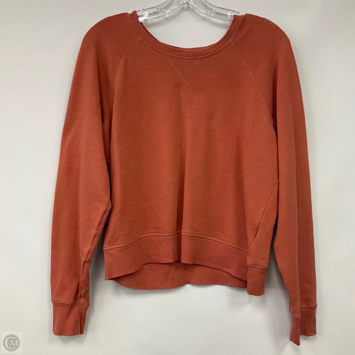Sweatshirt Crewneck By Madewell In Orange, Size: M