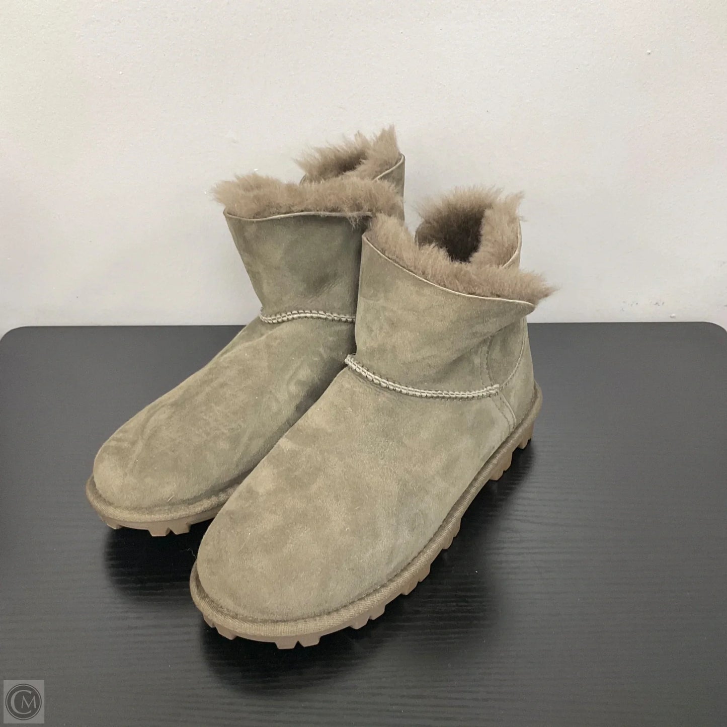 Boots Snow By Clothes Mentor In Brown, Size: 8