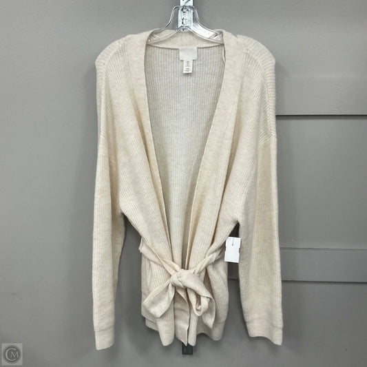 Cardigan By H&m In Cream, Size: M