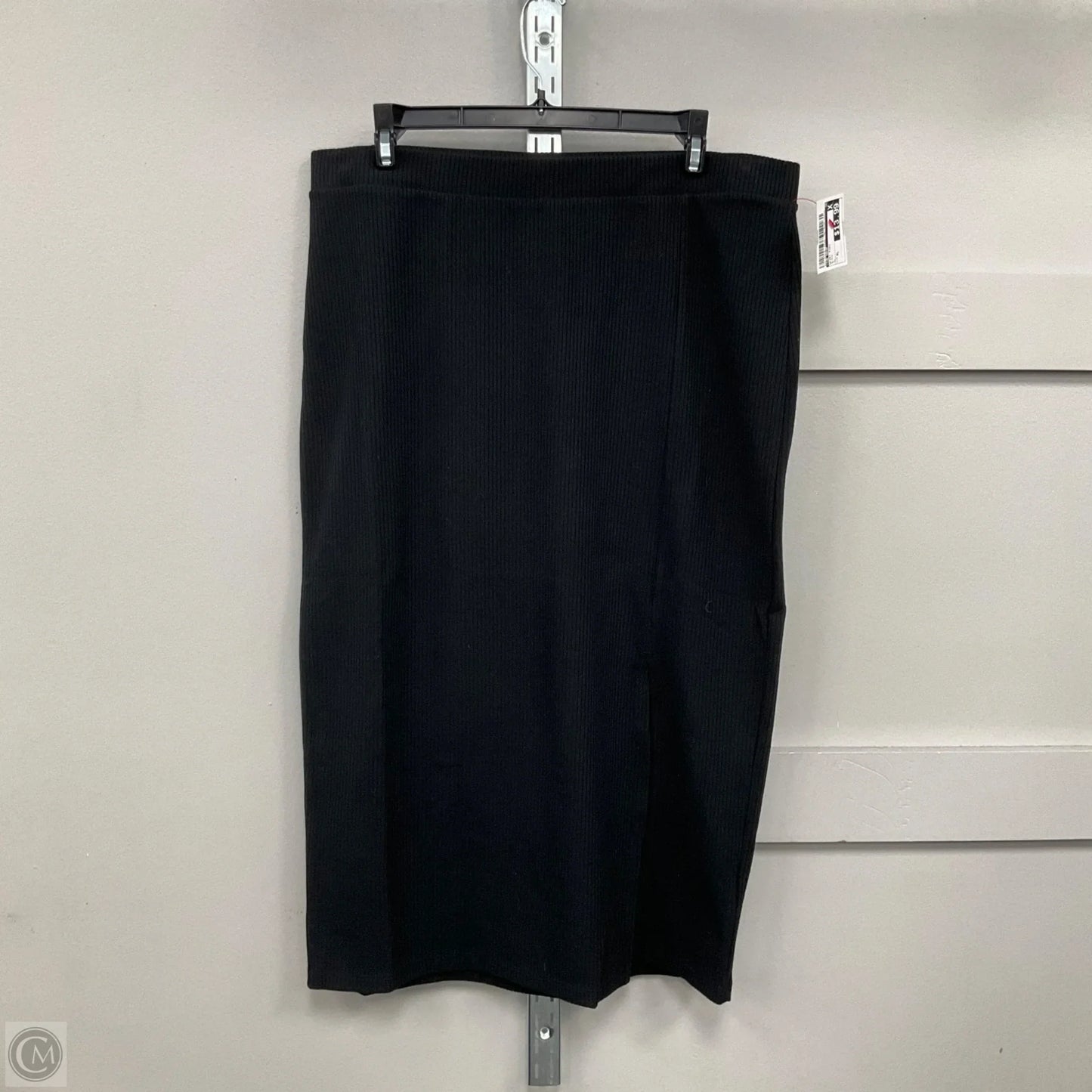 Skirt Midi By The Drop In Black, Size: Xl