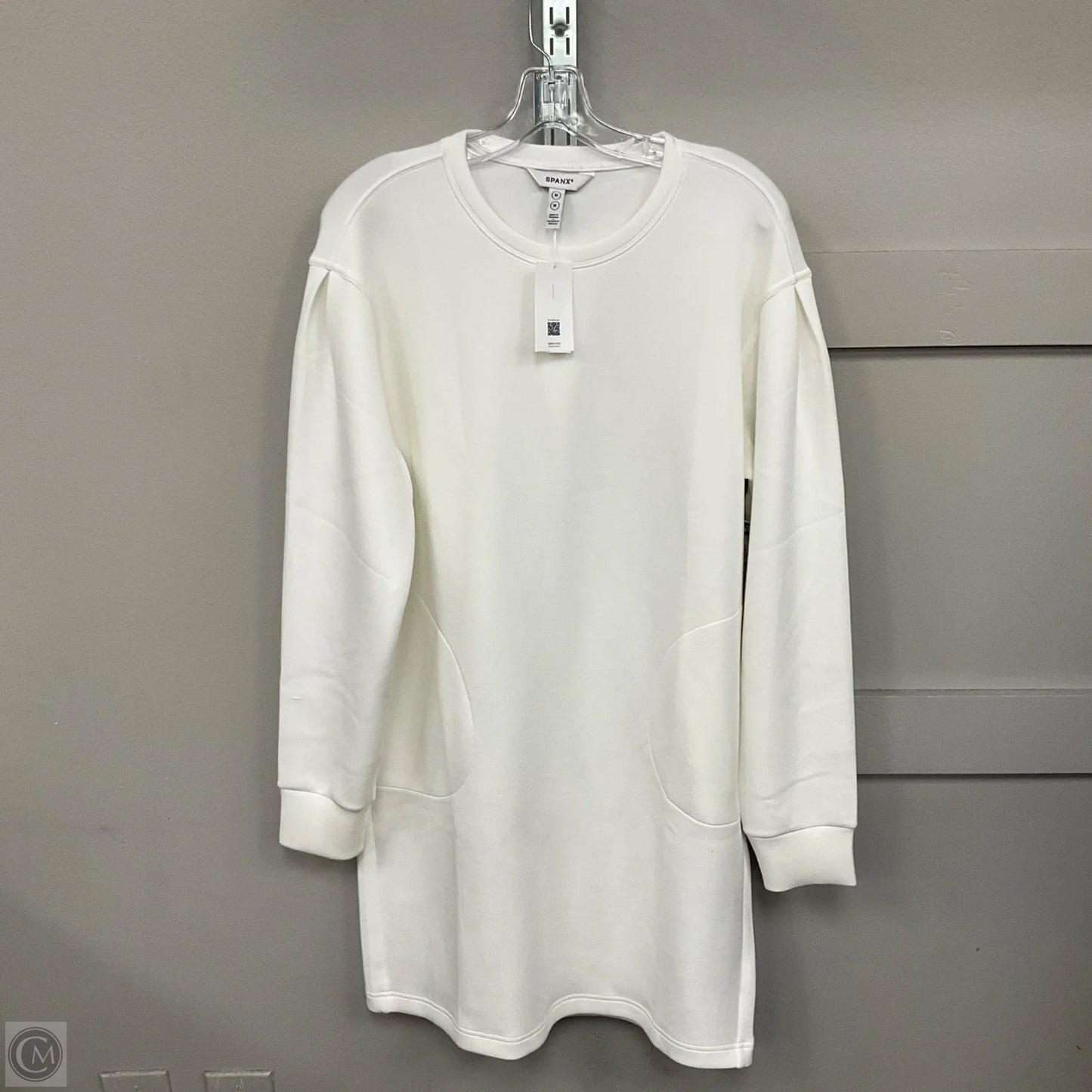 Dress Casual Midi By Spanx In White, Size: M