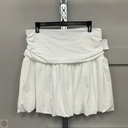 Skirt Mini & Short By Loft In White, Size: M