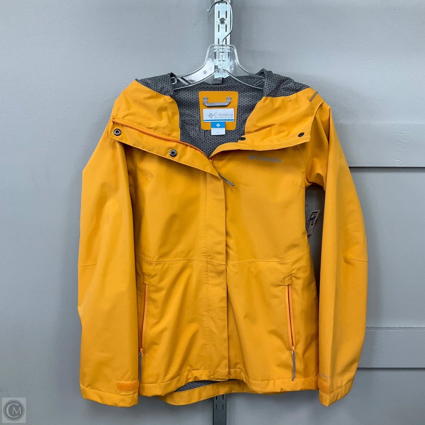 Jacket Windbreaker By Columbia In Orange, Size: Xs