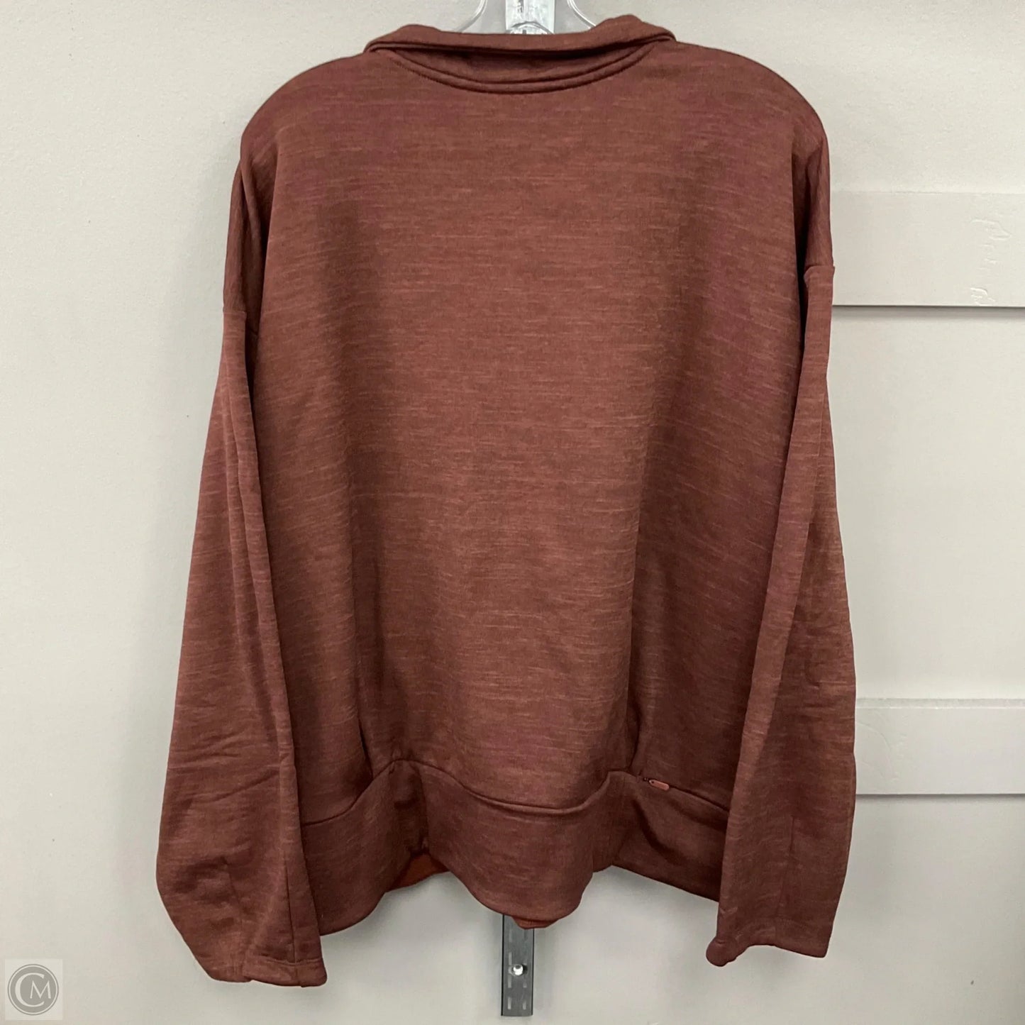Sweatshirt Collar By Athleta In Brown, Size: 3x