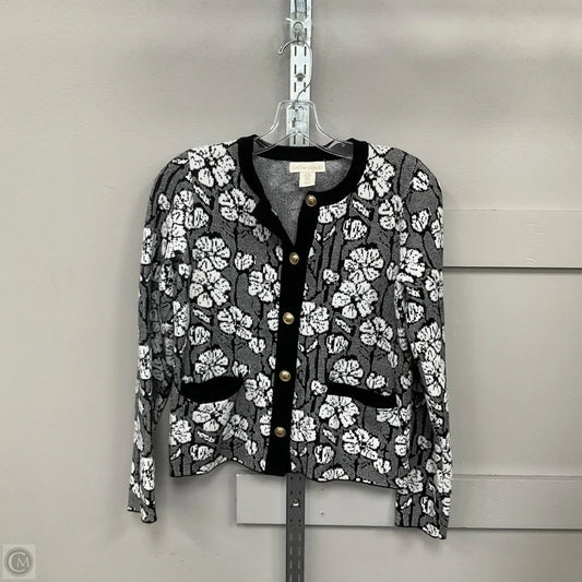 Cardigan By Cynthia Rowley In Black & White, Size: Xs