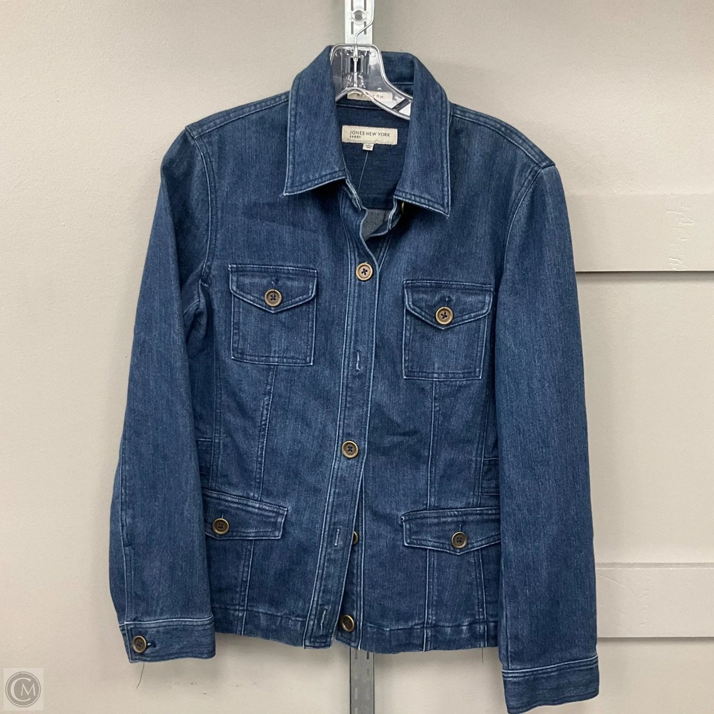 Jacket Denim By Jones New York In Blue Denim, Size: M