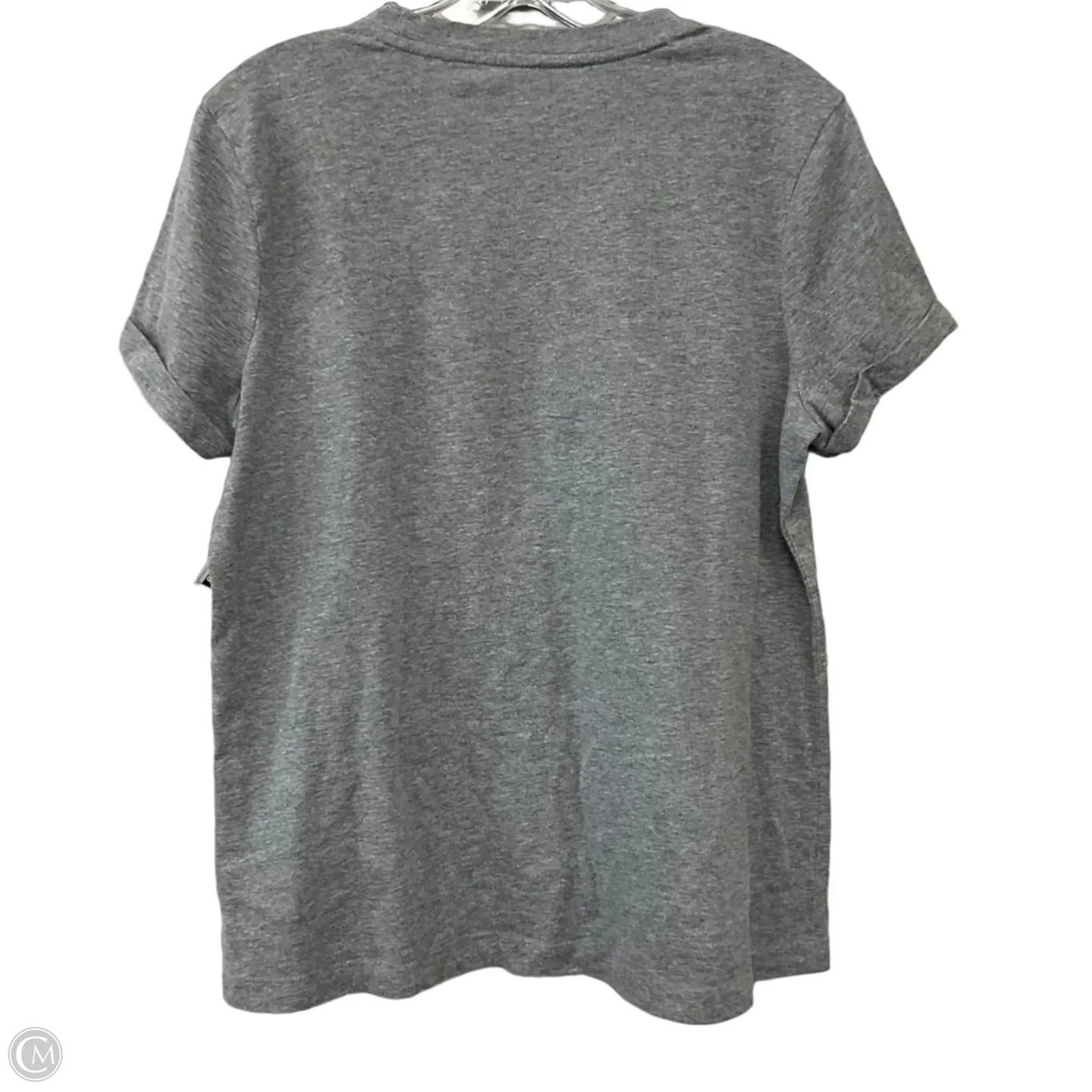 Top Short Sleeve By Clothes Mentor In Grey, Size: S