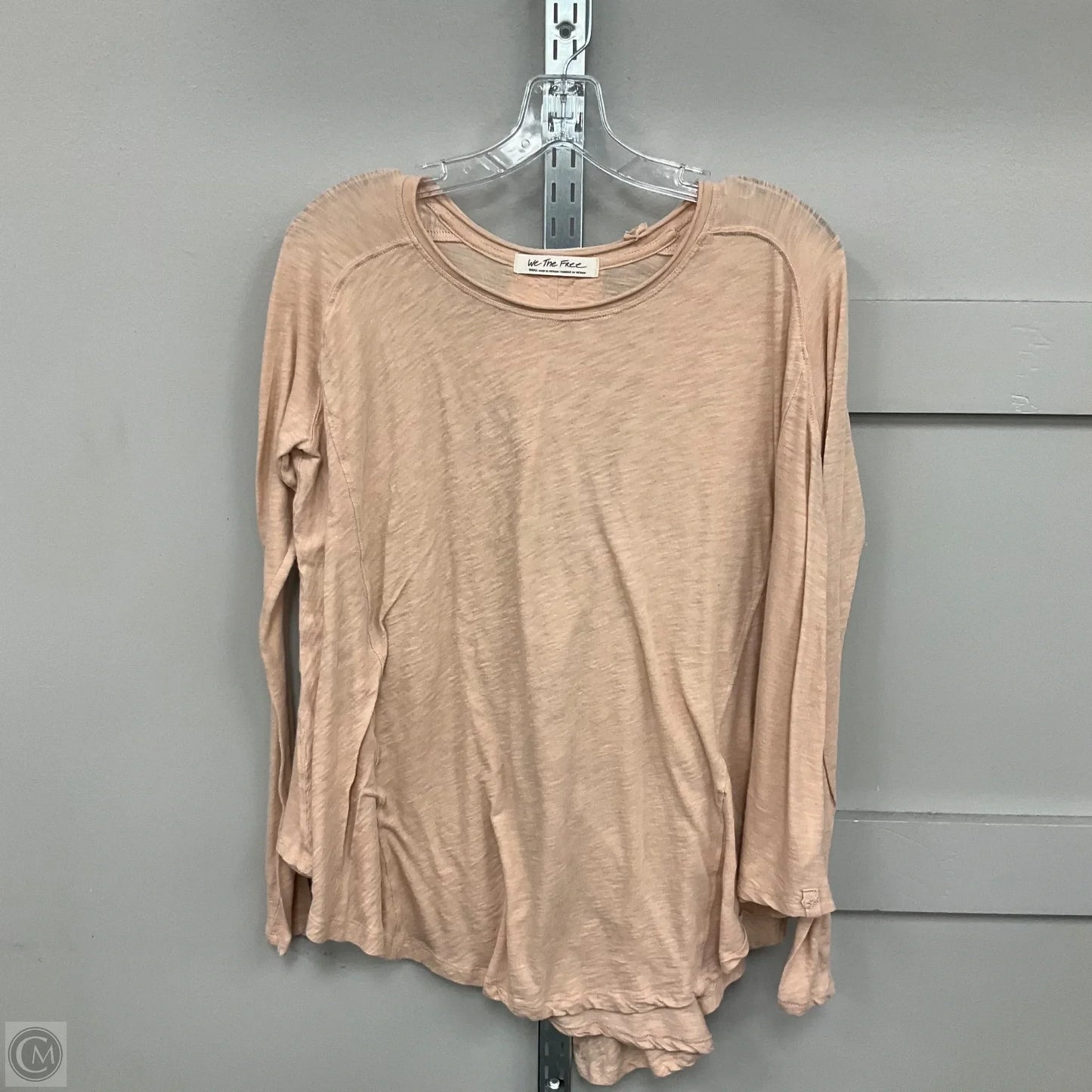 Top Long Sleeve By We The Free In Pink, Size: S