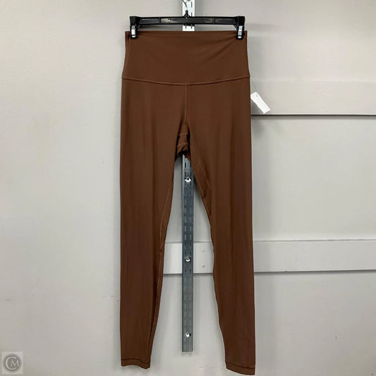Athletic Leggings By Lululemon In Brown, Size: 6