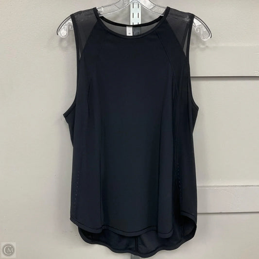 Athletic Tank Top By Lululemon In Black, Size: 12